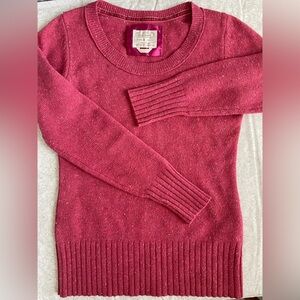 Old Navy Wool Blend Sweater Women S Preppy Ribbed Cuff Holiday Y2K Casual School
